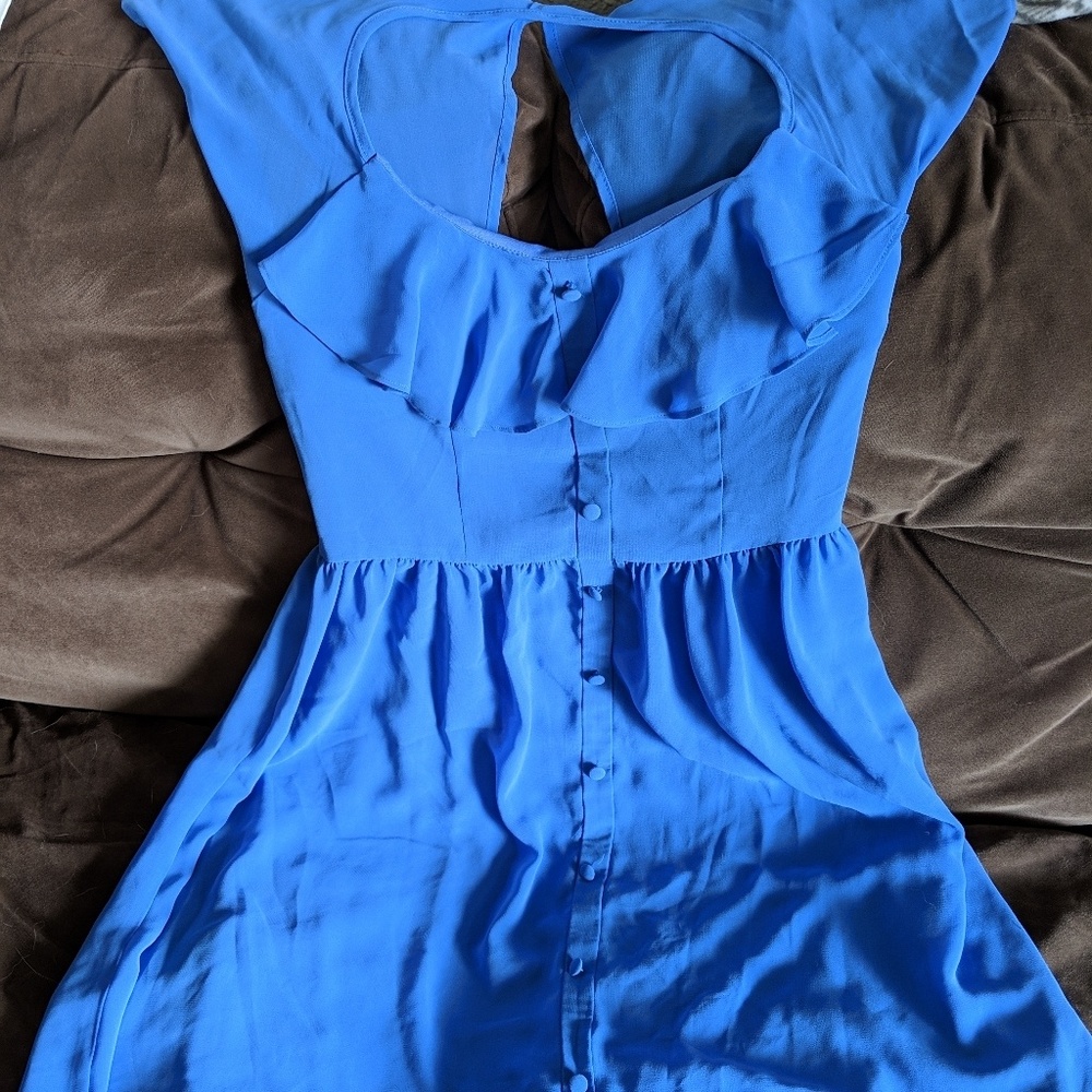 Cornflower Blue Baby Doll Dress
